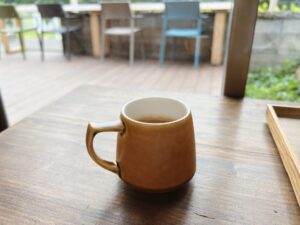 ブレンドコーヒー５００円。美味しいコーヒーでした