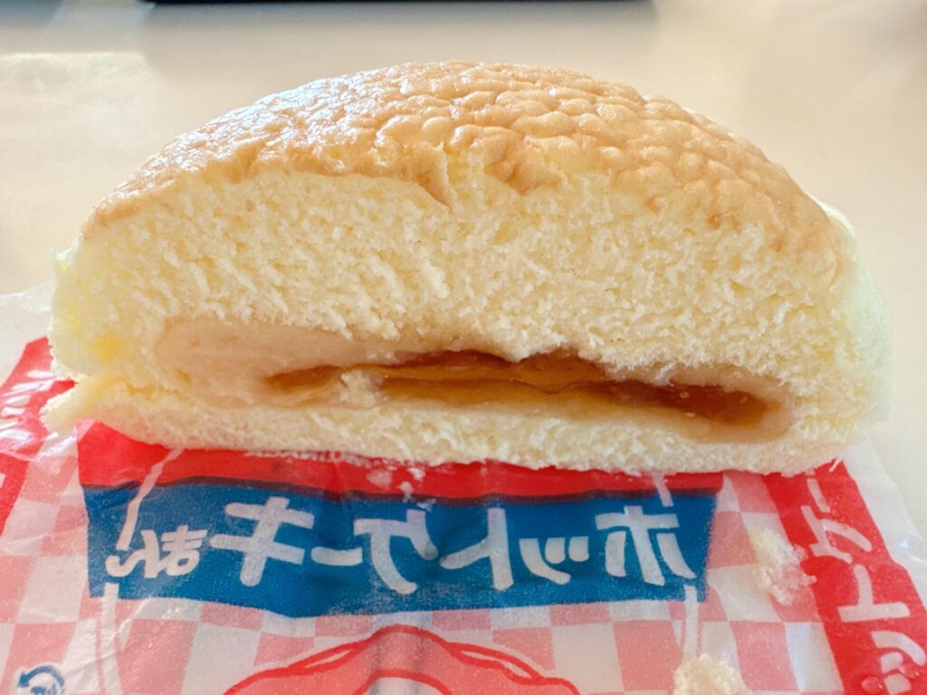 ホットケーキまん断面