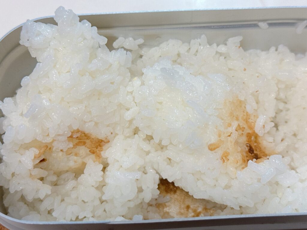無洗米１合　お水２３０ｃｃ（１．５合用メスティン使用）